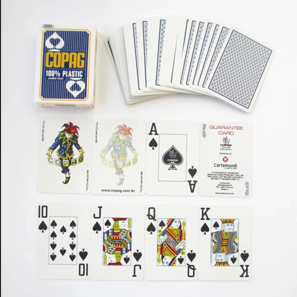 Copag Jumbo Face Plastic Marke - Board Game Ranking recension och pris
