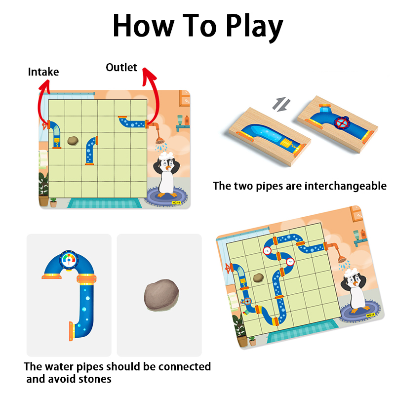 Kid Maze Jigsaw Toy Logical Th - Board Game Qwirkle recension och pris