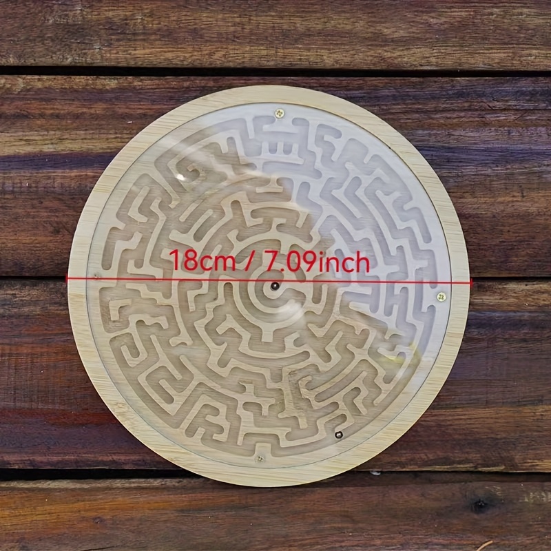 Circular wooden maze game, bam - Board Game Qwirkle recension och pris