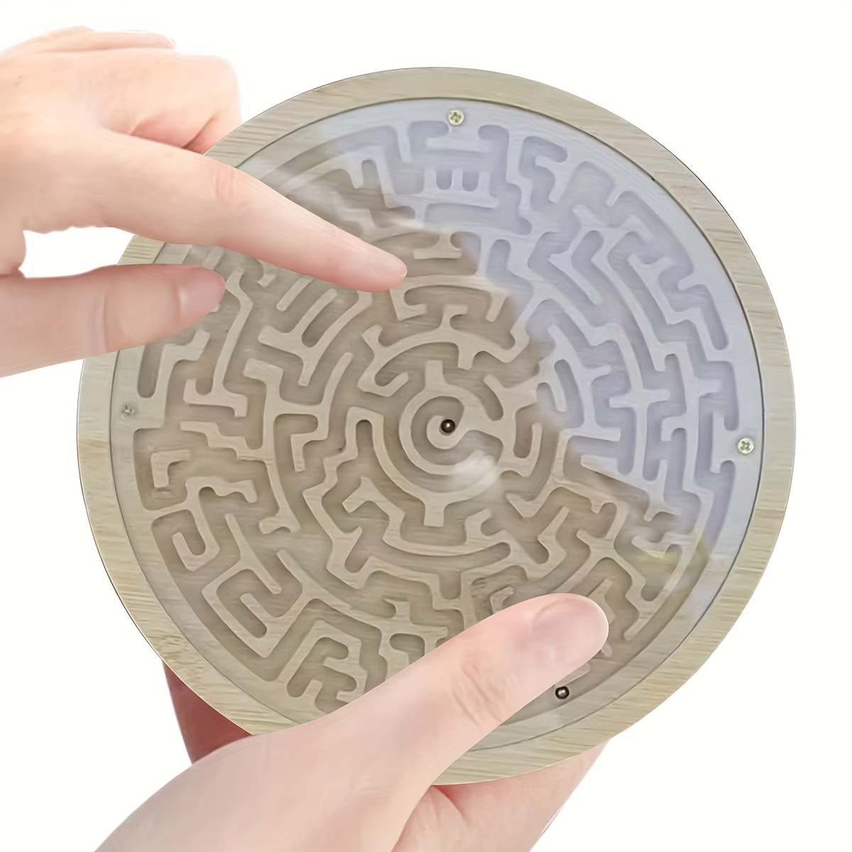 Circular wooden maze game, bam - Board Game Qwirkle recension och pris