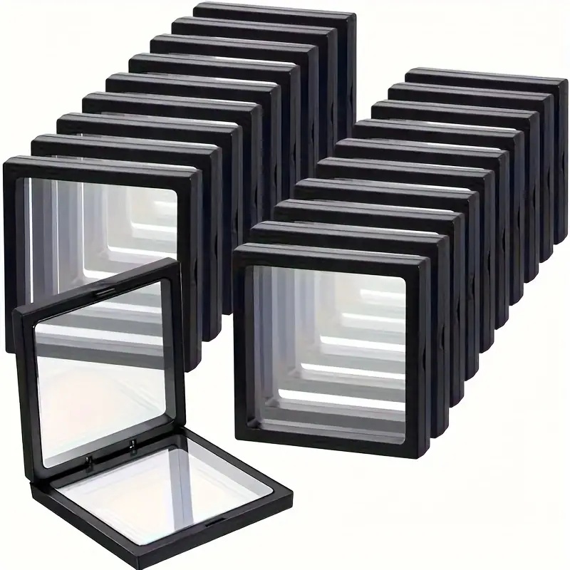 20Pcs Clearview 3D Floating Di - Token Tray Organizer recension och pris