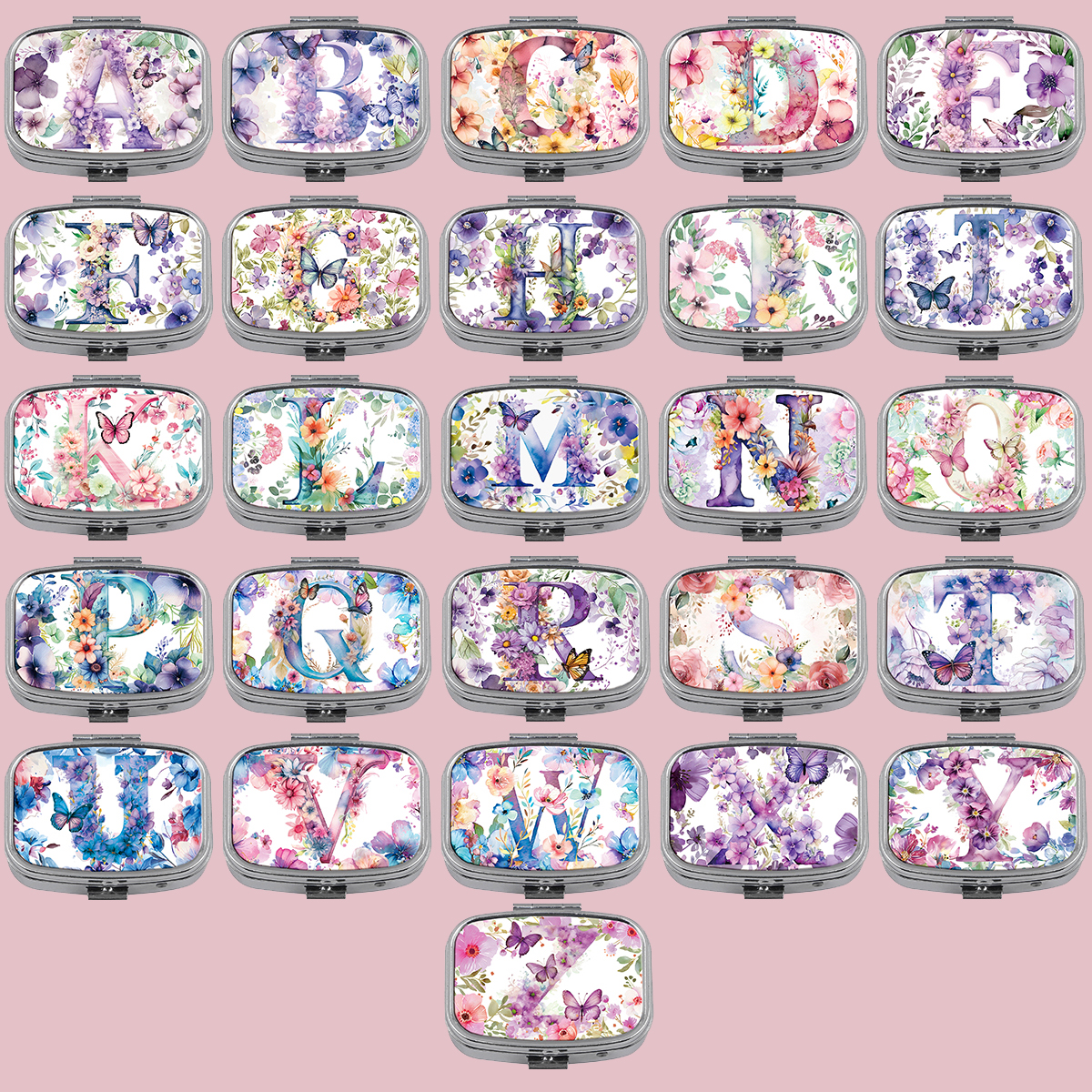English Letter Pill Boxes Flow - Token Tray Organizer recension och pris