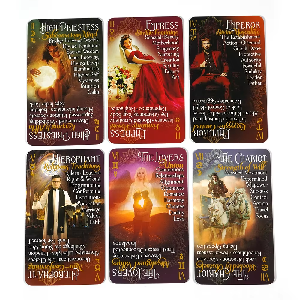 iN2IT Tarot Deck with Keywords - Board Game Ranking recension och pris