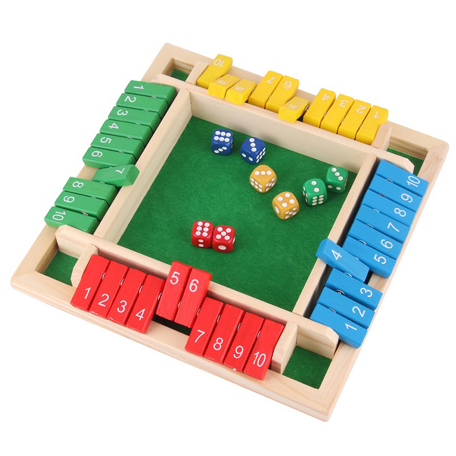 Shut The Box Table Board Game  - Board Game Or Boardgame recension och pris