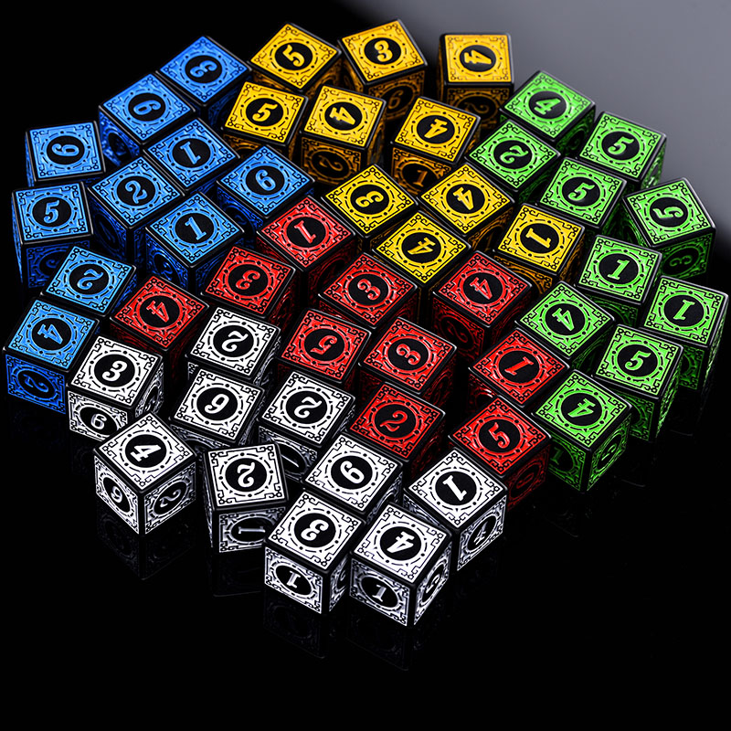 10PCS/Set Acrylic Dice Set D6  - Board Game Dungeons And Dragons recension och pris