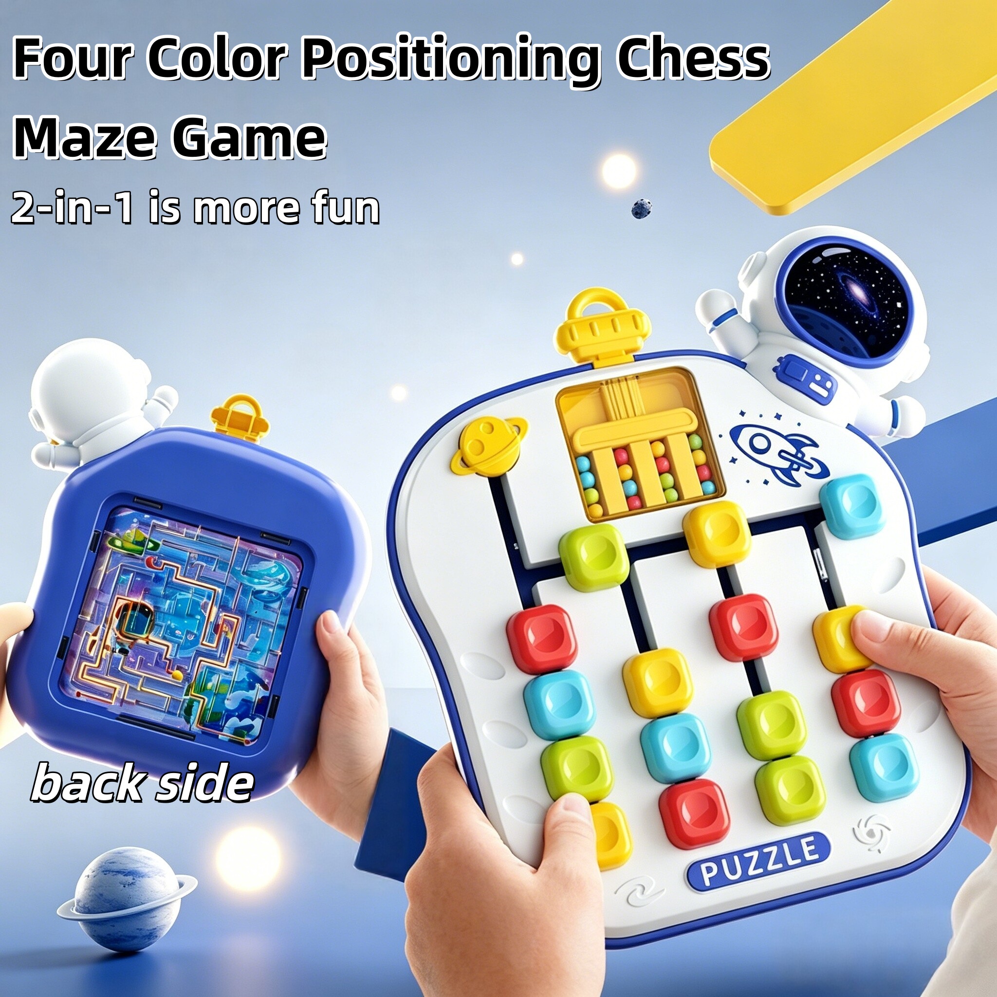 2 in 1 Color Matching Maze Gam - Board Game Qwirkle recension och pris