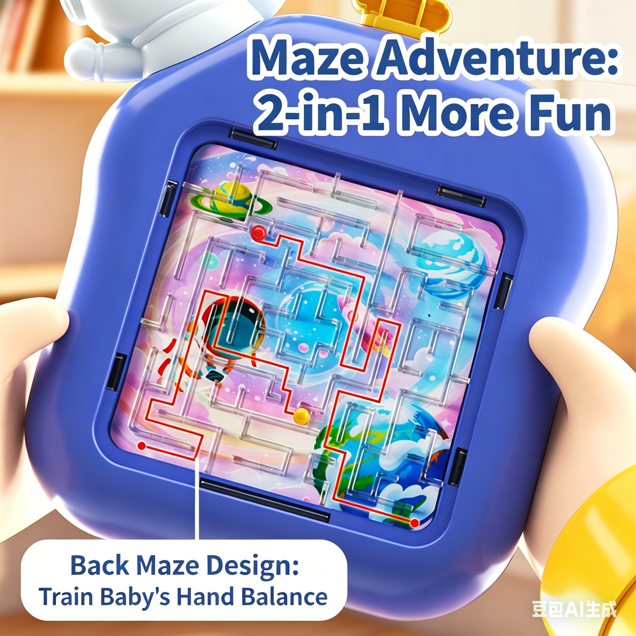 2 in 1 Color Matching Maze Gam - Board Game Qwirkle recension och pris
