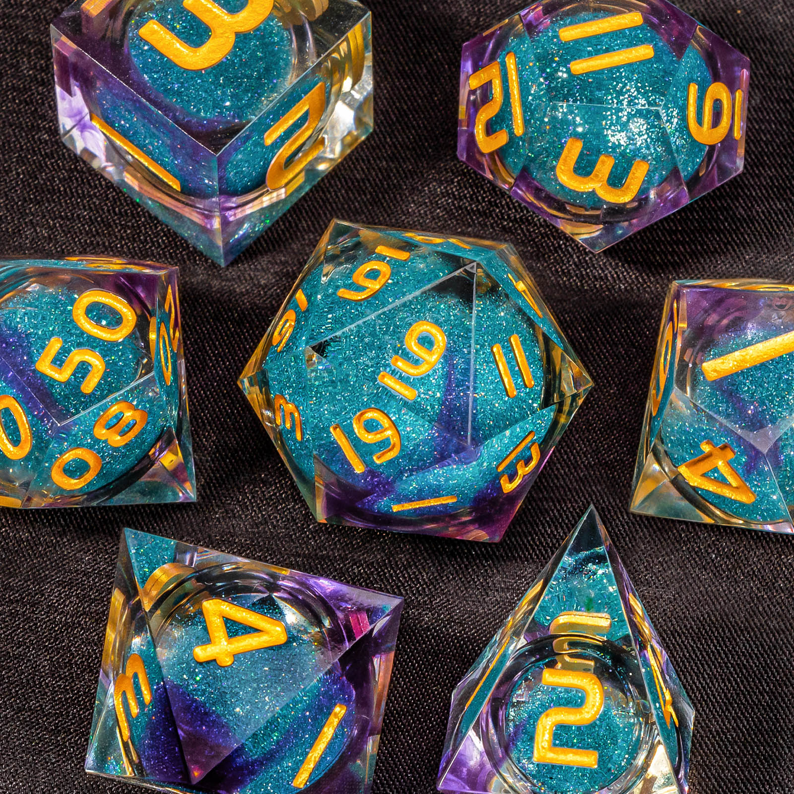 DND Dice Set D&D, Liquid Core  - Board Game Dungeons And Dragons recension och pris