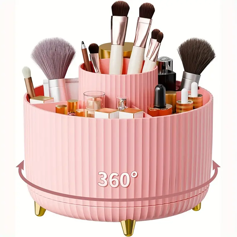 360° Rotating Makeup Tool Stor - Token Tray Organizer recension och pris