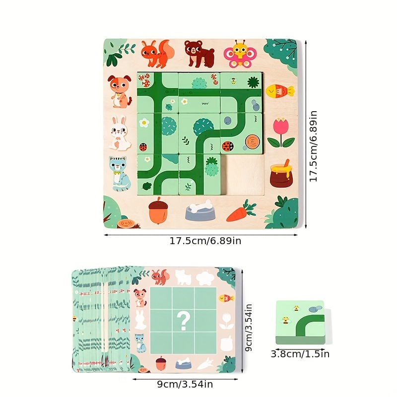 Wooden Finding Route Puzzle Lo - Board Game Qwirkle recension och pris