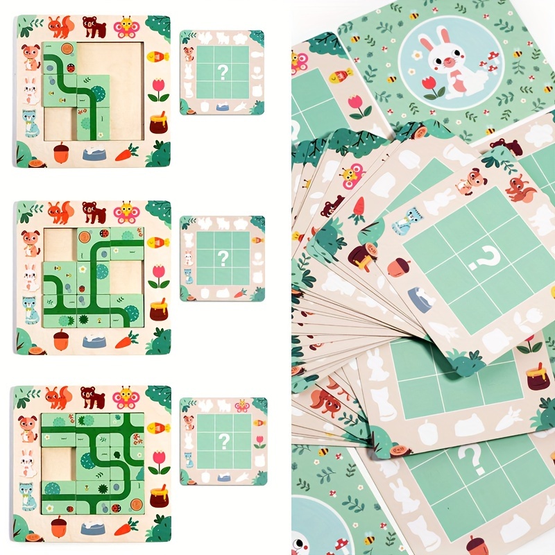 Wooden Finding Route Puzzle Lo - Board Game Qwirkle recension och pris