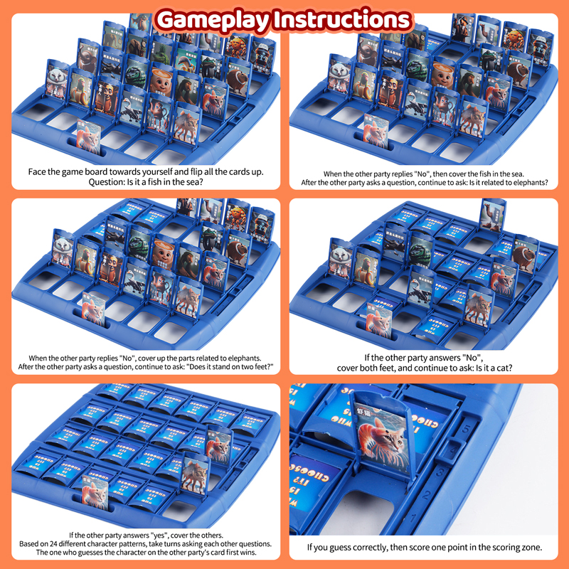 Guess Who I Am Italian Brainro - Board Game Guess Who recension och pris