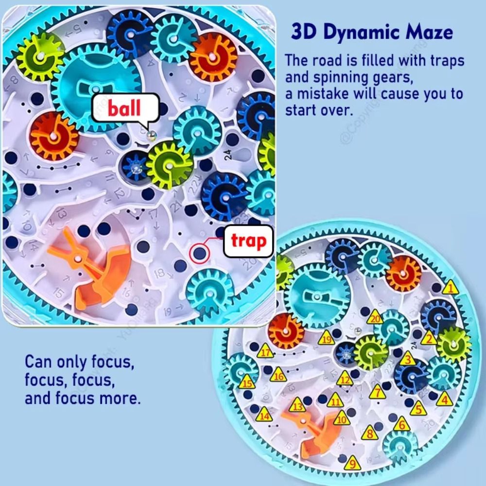 3D Puzzle Maze Board Rolling B - Board Game Qwirkle recension och pris