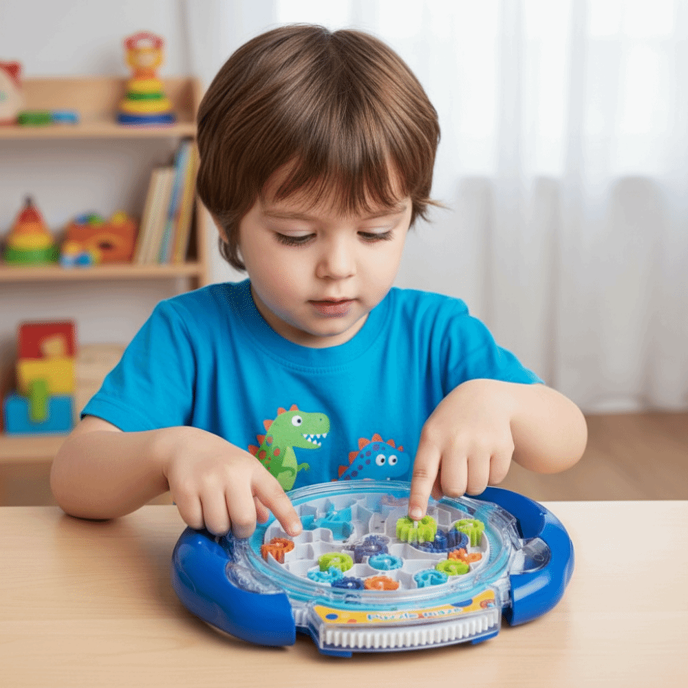 3D Puzzle Maze Board Rolling B - Board Game Qwirkle recension och pris