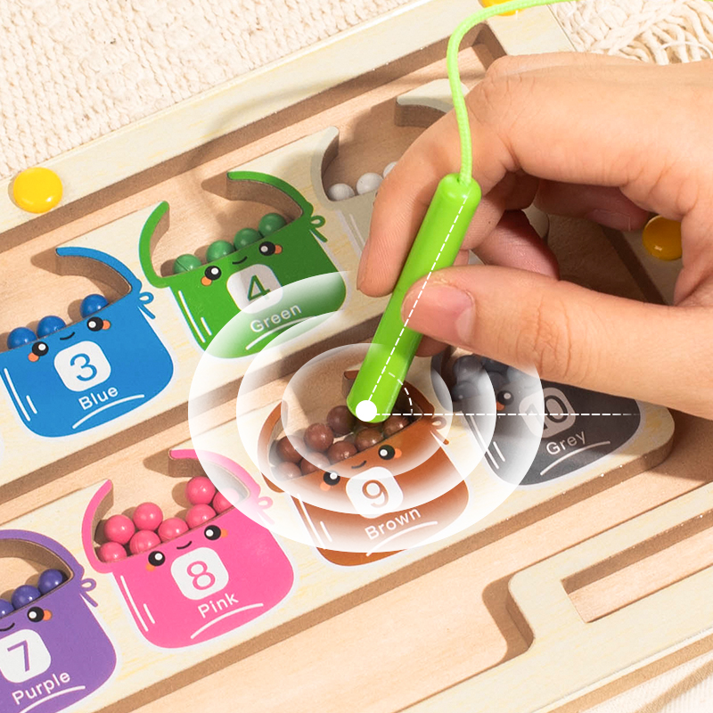 Montessori Magnetic Color Sort - Board Game Qwirkle recension och pris