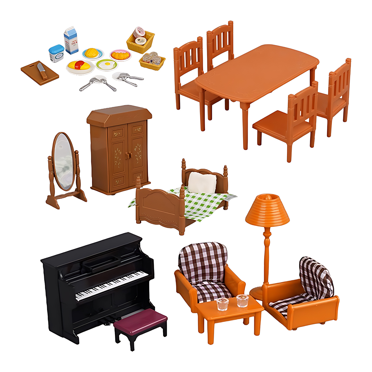 Miniature Furniture 1:12 Dollh - Miniature Terrain Set recension och pris