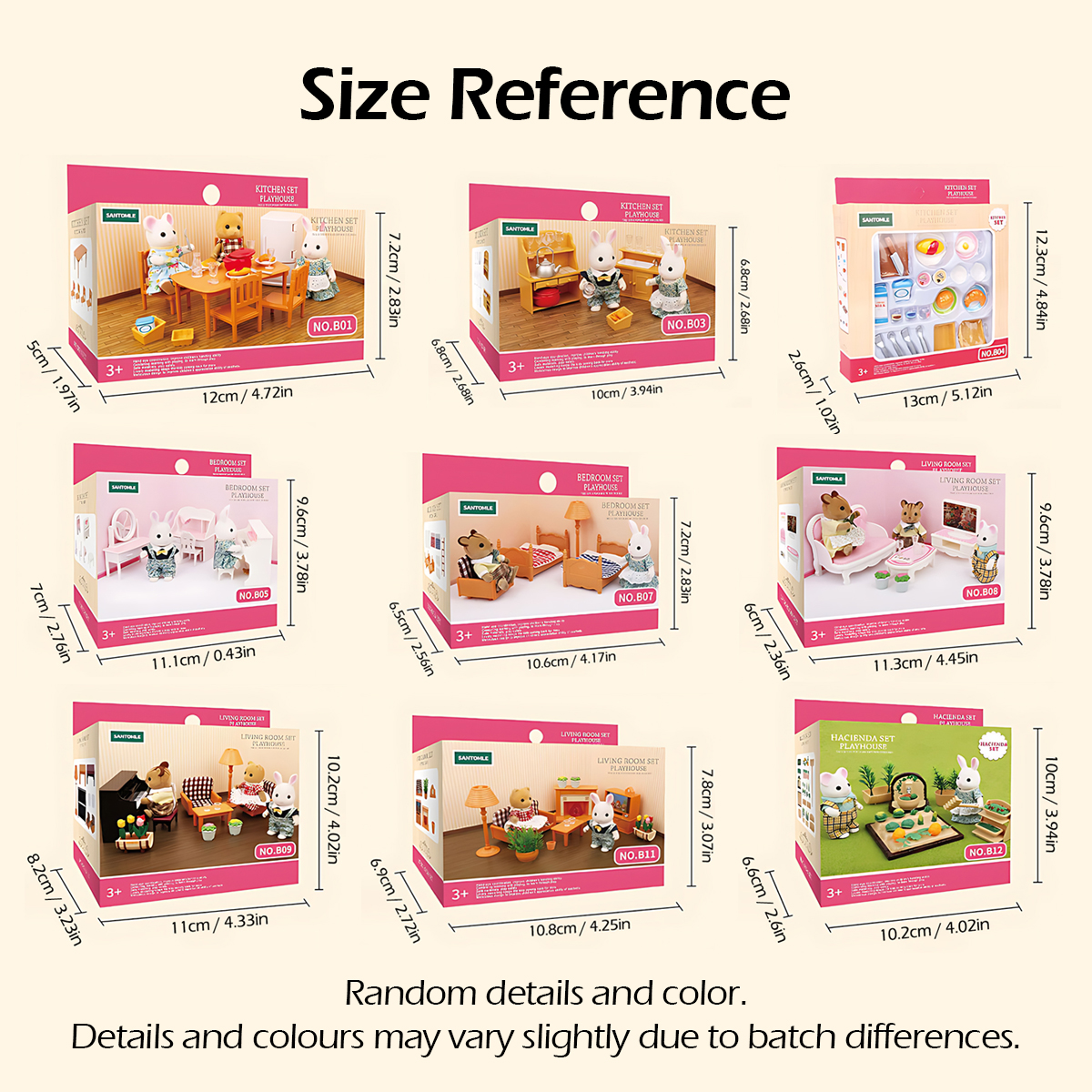 Miniature Furniture 1:12 Dollh - Miniature Terrain Set recension och pris