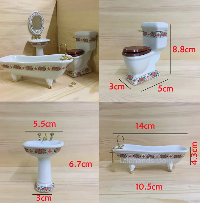 4pcs/set Dollhouse Mini Creati - Miniature Terrain Set recension och pris