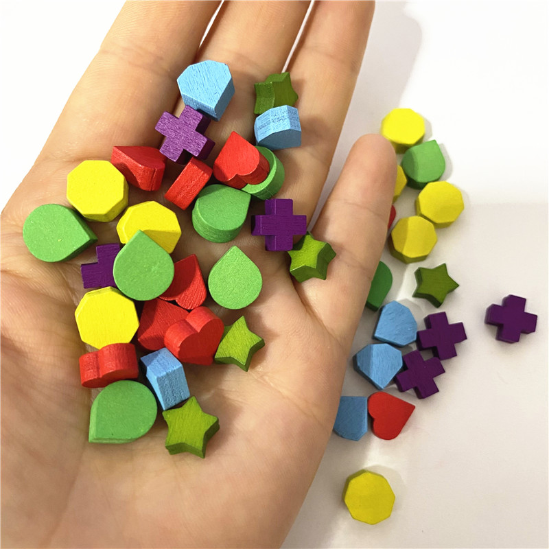 40Pcs 10mm Red Heart Shape Blu - Board Game Wingspan recension och pris