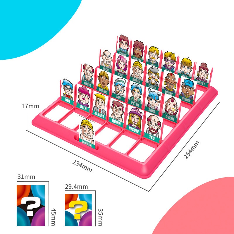 Guess Who I Am Character Guess - Board Game Guess Who recension och pris