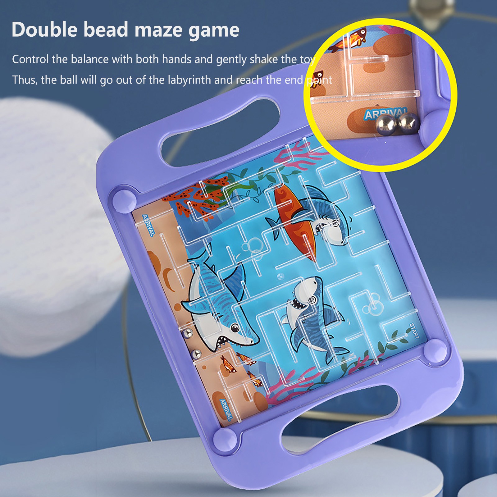 Gravity Balance 3D Maze Ball M - Board Game Qwirkle recension och pris