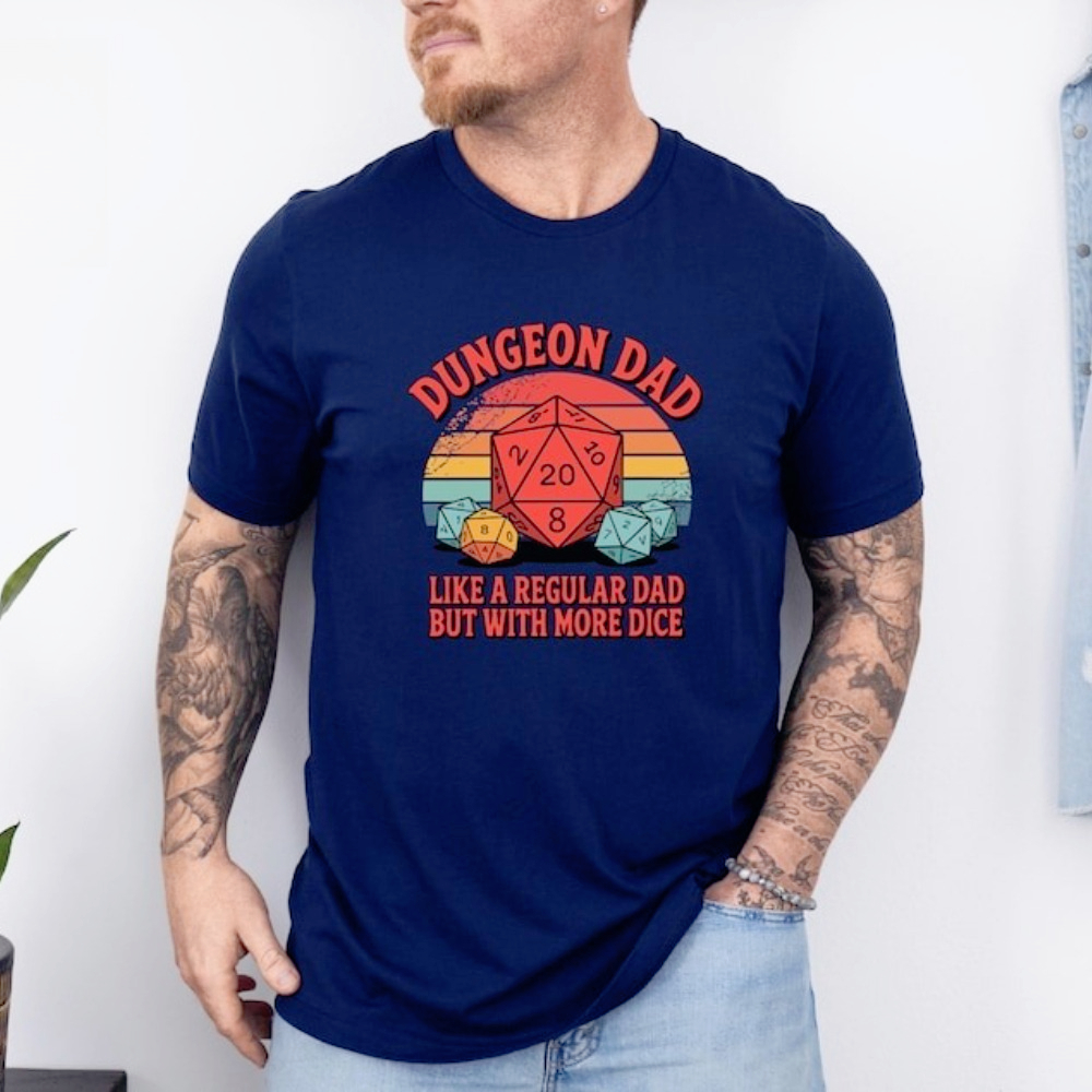 Dungeon Dad Shirt Funny Dungeo - Board Game Dungeons And Dragons recension och pris
