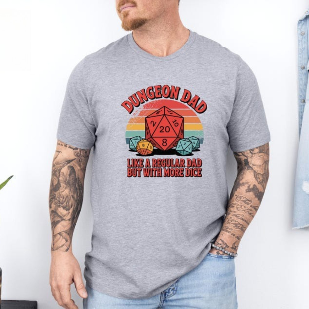 Dungeon Dad Shirt Funny Dungeo - Board Game Dungeons And Dragons recension och pris