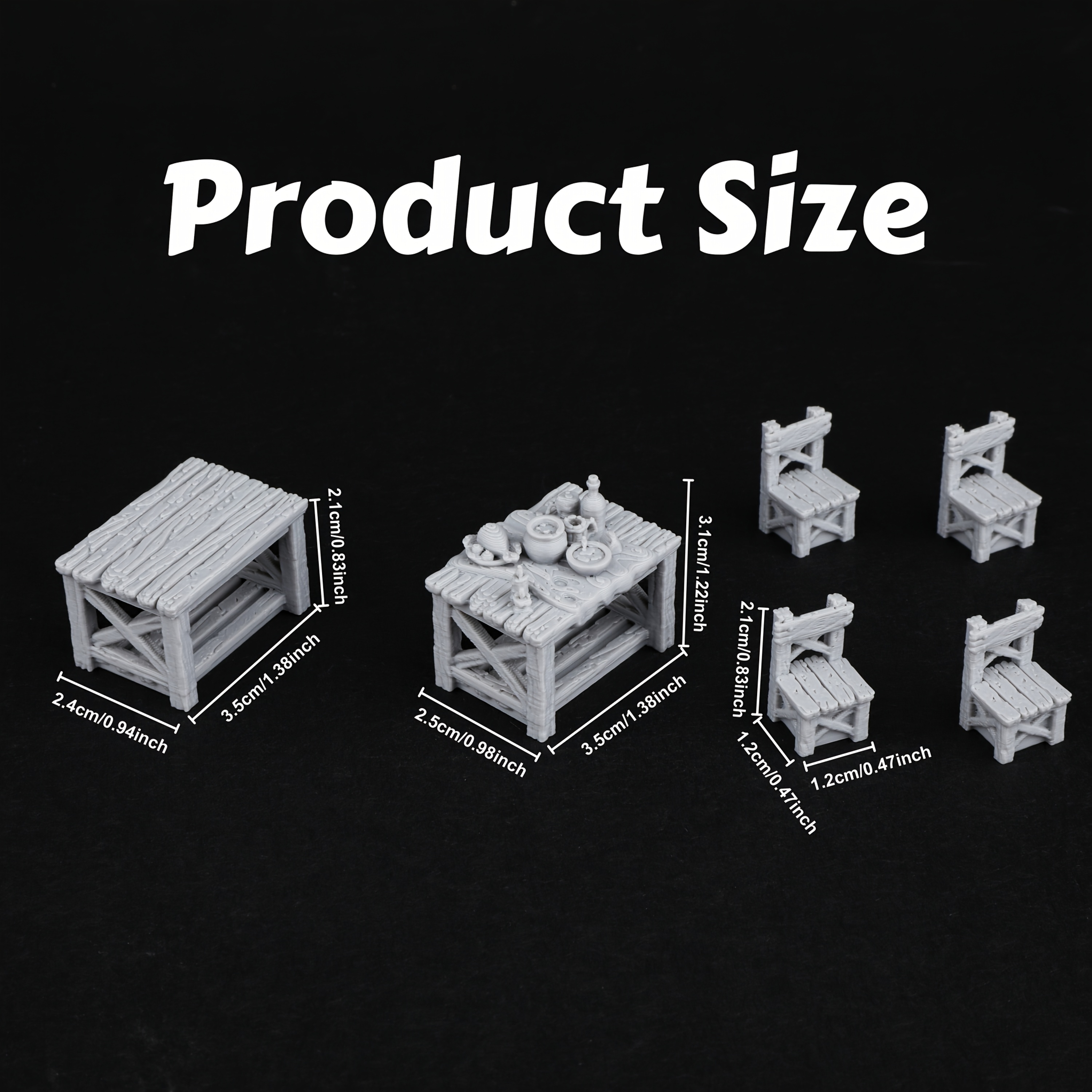 Trpg Miniature Terrain | Rusti - Miniature Terrain Set recension och pris